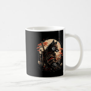 Samurai Dog Japanese Tattoo Graphic For Men Boys W Coffee Mug