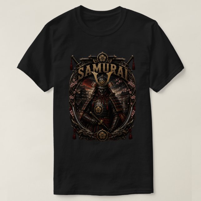Samurai Elite Warrior T-Shirt (Design Front)