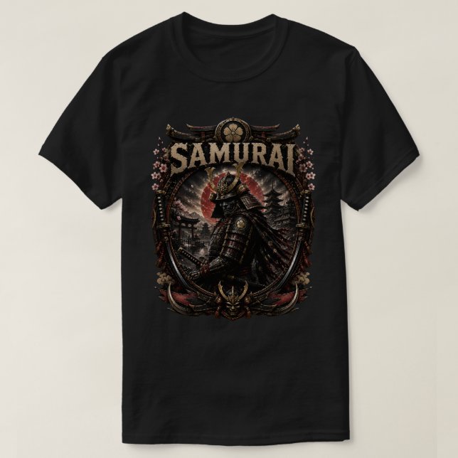 Samurai Elite Warrior T-Shirt (Design Front)