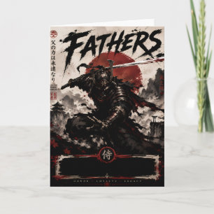 Samurai Fathers Greeting Card