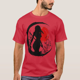 Samurai Female Silhouette T-Shirt
