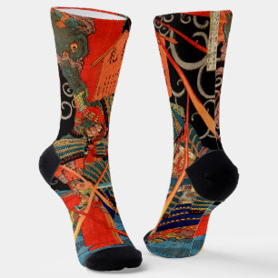 SAMURAI FIGHTING MONSTER SOCKS