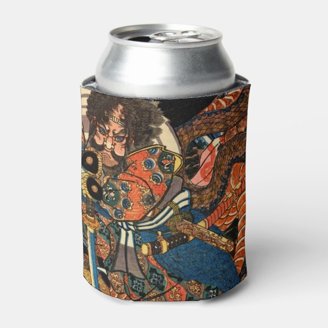 SAMURAI FIGHTING PYTHON CAN COOLER (Can Front)