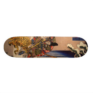 Samurai fighting Tiger Board Skateboard