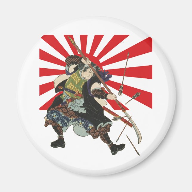 Samurai Flag Magnet (Front)