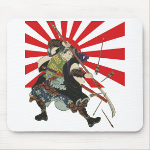 Samurai Flag Mousepad