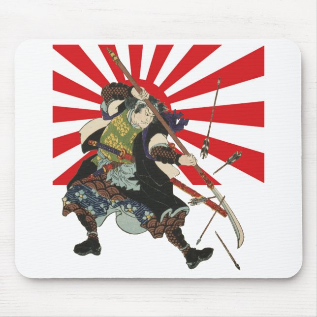 Samurai Flag Mousepad (Front)