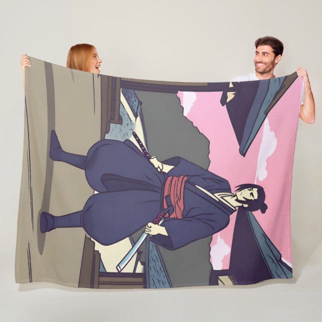 samurai fleece blanket (In Situ)