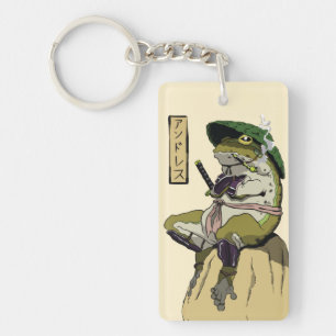 Samurai Frog: Guardian of the Lotus Key Ring