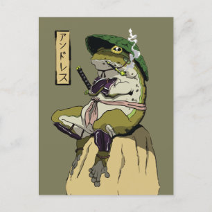 Samurai Frog: Guardian of the Lotus Postcard