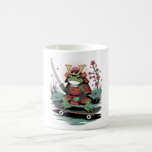 Samurai frog warrior Classic Mug
