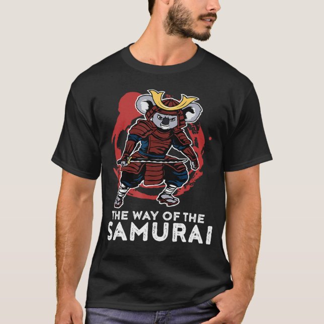Samurai  Funny Samurai Koala Warrior Japan T-Shirt (Front)