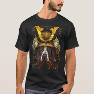 Samurai German Shorthaired Pointer Japanese Warrio T-Shirt