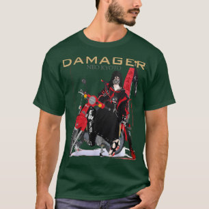 Samurai Girl Aesthetic Japanese Warrior Damager Ne T-Shirt