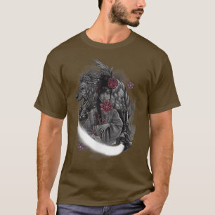 Samurai Girl Warrior Woman Bushido Code Japan T-Shirt
