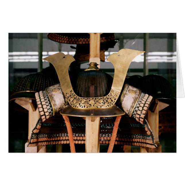 Samurai helmet, mid 14th century (Front Horizontal)