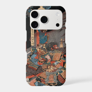 Samurai Hero Yorimitsu: Vintage Woodblock Art