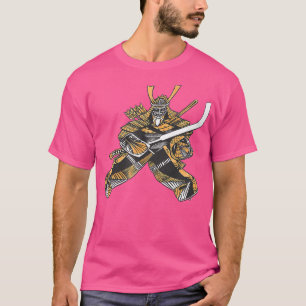 Samurai Hockey Goaltender Martial Arts Armoured Go T-Shirt