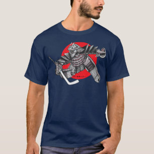 Samurai Hockey Goaltender Martial Arts Armoured Go T-Shirt