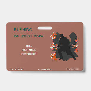 Samurai ID Badge