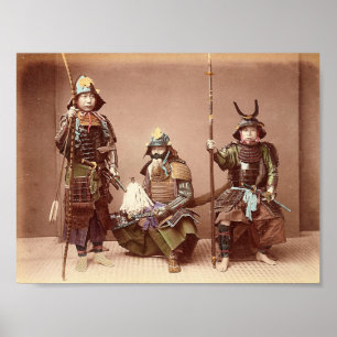 Samurai in Armour Poster