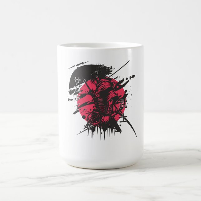 Samurai Ink Art Mug (Center)