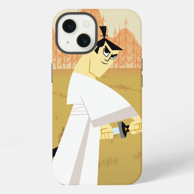 Samurai Jack Drawing Sword iPhone Case (Back)