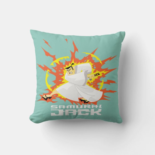 Samurai Jack Energy Graphic Cushion (Front)