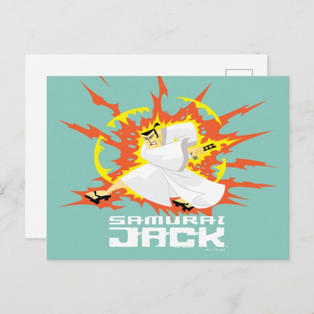 Samurai Jack Energy Graphic Postcard (Front/Back)