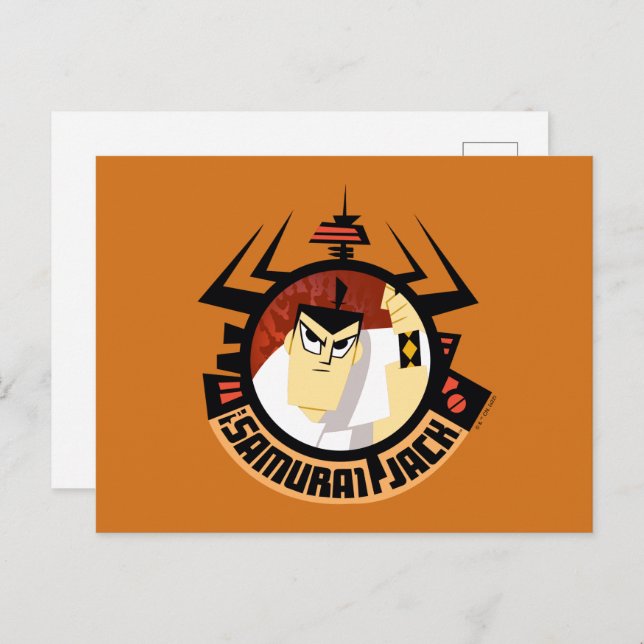 Samurai Jack In Aku Futuristic Frame Postcard (Front/Back)