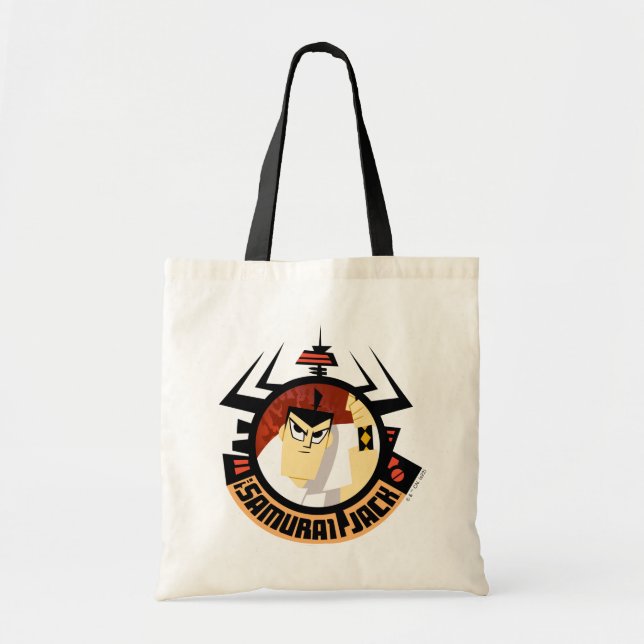 Samurai Jack In Aku Futuristic Frame Tote Bag (Front)
