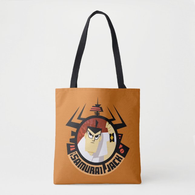 Samurai Jack In Aku Futuristic Frame Tote Bag (Front)