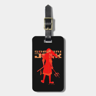 Samurai Jack Red Warrior Graphic Luggage Tag