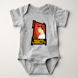 Samurai Jack Smiling Futuristic Frame Graphic Baby Bodysuit
