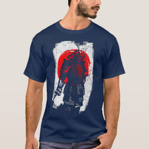 Samurai Japan Japanese Warrior T-Shirt Copy