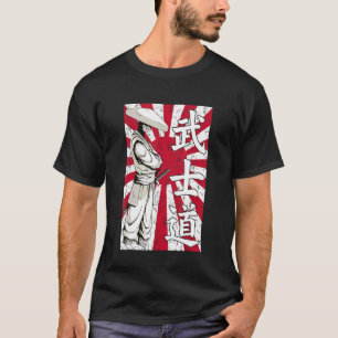 Samurai Japan Ninja Otaku Katana Sword Japanese Fl T-Shirt
