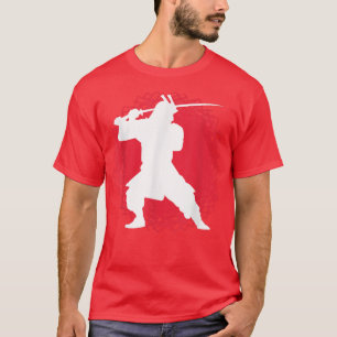 Samurai Japan Otaku Ninja Katana Sword Japanese Fl T-Shirt