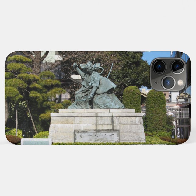 Samurai Kamakura Gongoro Kagemasa Kabuki Statue Case-Mate iPhone Case (Back (Horizontal))