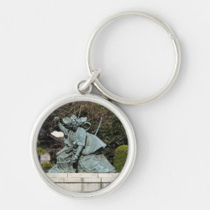 Samurai Kamakura Gongoro Kagemasa Kabuki Statue Key Ring