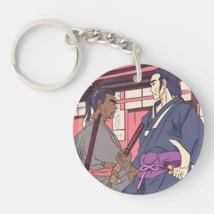 samurai key ring
