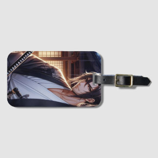 Samurai  luggage tag