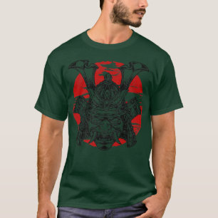 Samurai Mask Kabuki Japan Martial Arts Bushido Ide T-Shirt