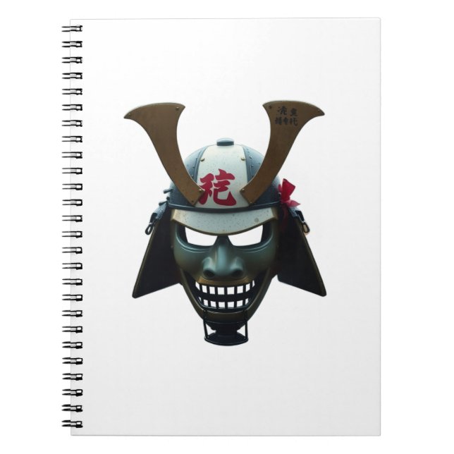 Samurai mask notebook (Front)