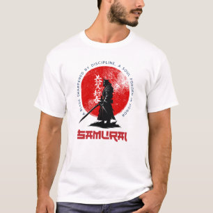 Samurai – Minimalist Warrior Tee with Cultural Pow