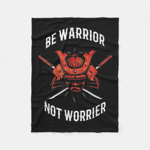 Samurai Motivation, Musashi Srit  Fleece Blanket