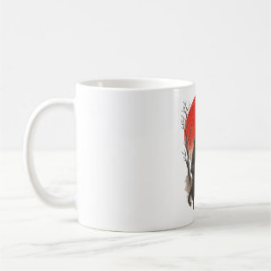 Samurai Ninja Cat Warrior UFO Japanese Anime Funny Coffee Mug