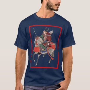 samurai on horse back T-Shirt