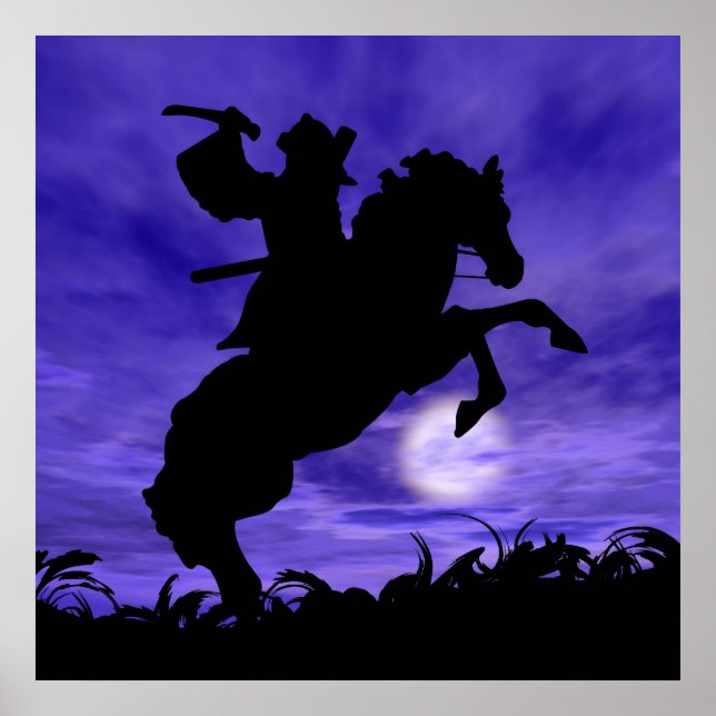 Samurai on Horse Poster (Front)