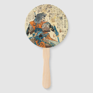 Samurai Orenji Hand Fan