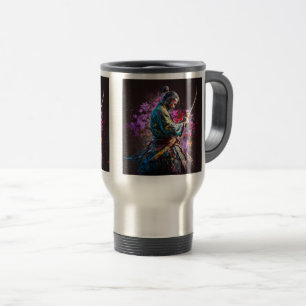 Samurai Painting Travel/Commuter Mug, 15 oz  Travel Mug